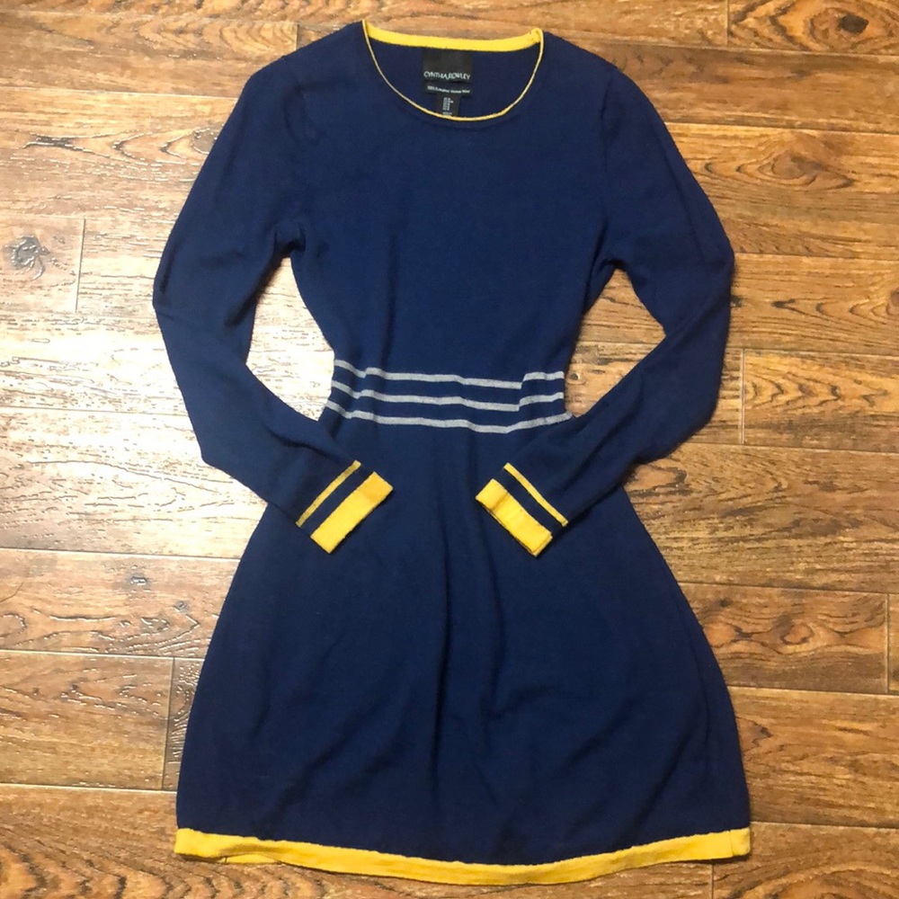 Wool Navy Sweater Dress Host Pic❣️